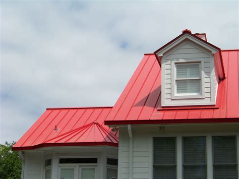 red metal roofing ideas